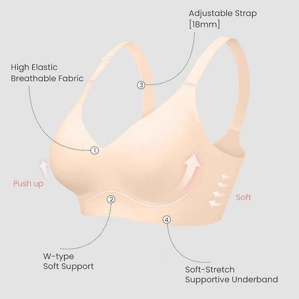 Popular. Specially for European and American size seamless underwear women gather comfortable seamless bra bra