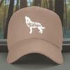 Howling Wolf Landscape Graphic Baseball Cap Polyester Outdoor Adjustable Unisex Adult Hat