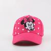 Disney Mickey and Minnie Baseball Cap Sun Protection Breathable Knitted Sun Hat Outdoor Casual Style Crochet Baseball Cap