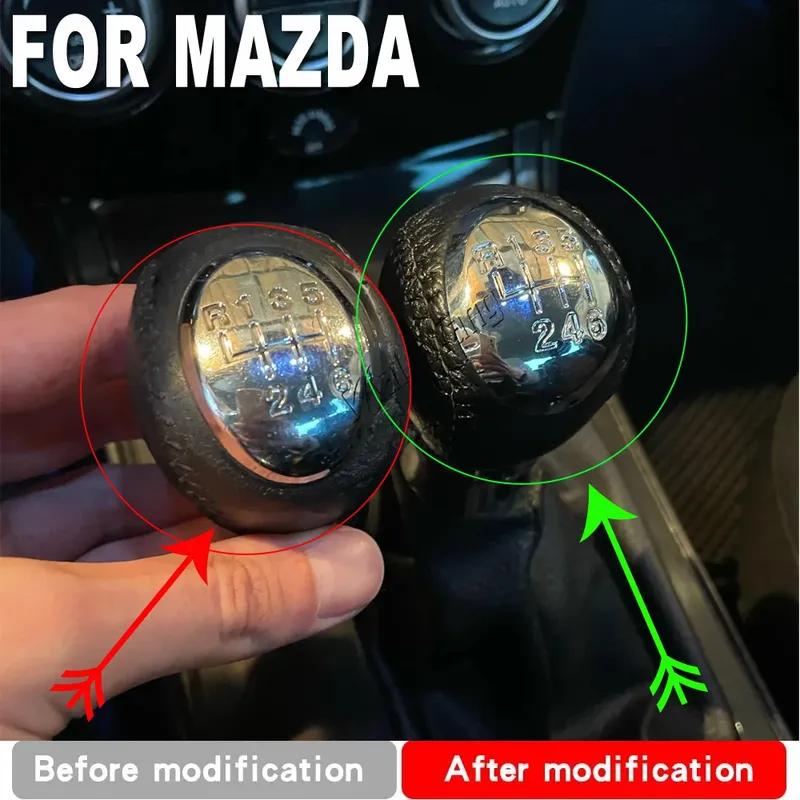 5 6 Speed MT Gear Shift Knob for Mazda 3 BK 5 CR 6 GG/GY MPV PREMACY CP 323/323F BJ 626 GF/GW XEDOS 6 RX-8 GearShifter Stick Pen