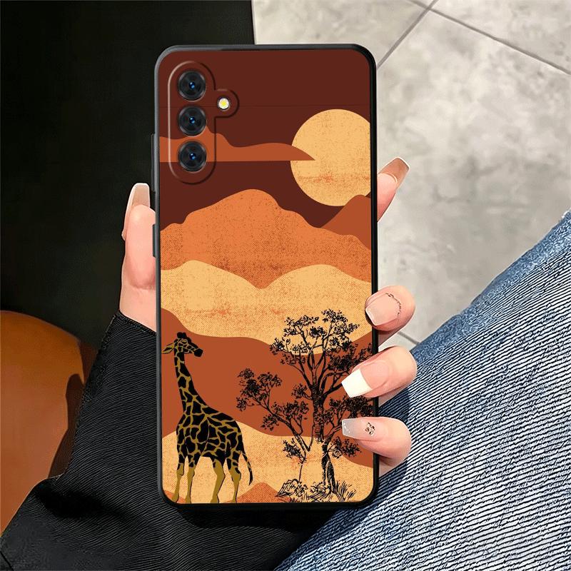Giraffe Animal Pattern Soft Phone Case for Samsung A17 A37 A57 A16 A26 A36 A56 A15 A25 A35 A55 A14 A24 A34 A54 A13 A23 A33 A53 A