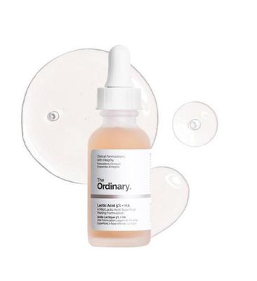 Laktik Asit %5 + HA – Nazik Eksfoliye Edici & Nemlendirici Serum 30ml