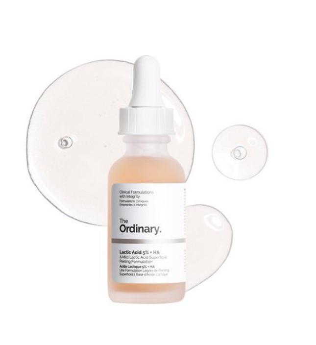 The Ordinary Lactic Acid 5% + HA – Gentle Exfoliating & Hydrating Serum 30ml