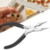 2Pcs Round Nose Pilers 4 In 1 Multifunction Hand Made Tool for Wire Wrapping Jewelry Watch Making