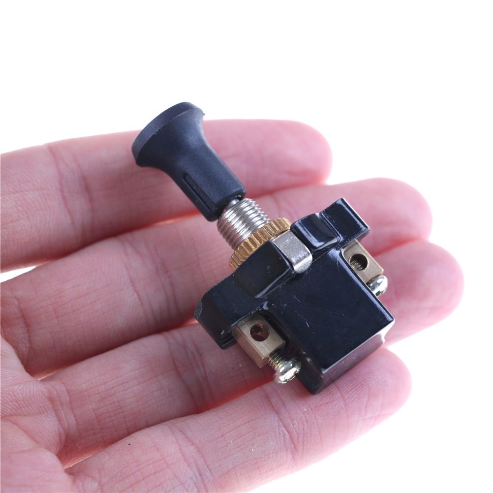 Durable High performance On-Off Long Push Pull Switch 12V Screw Terminals Switches Seat 3