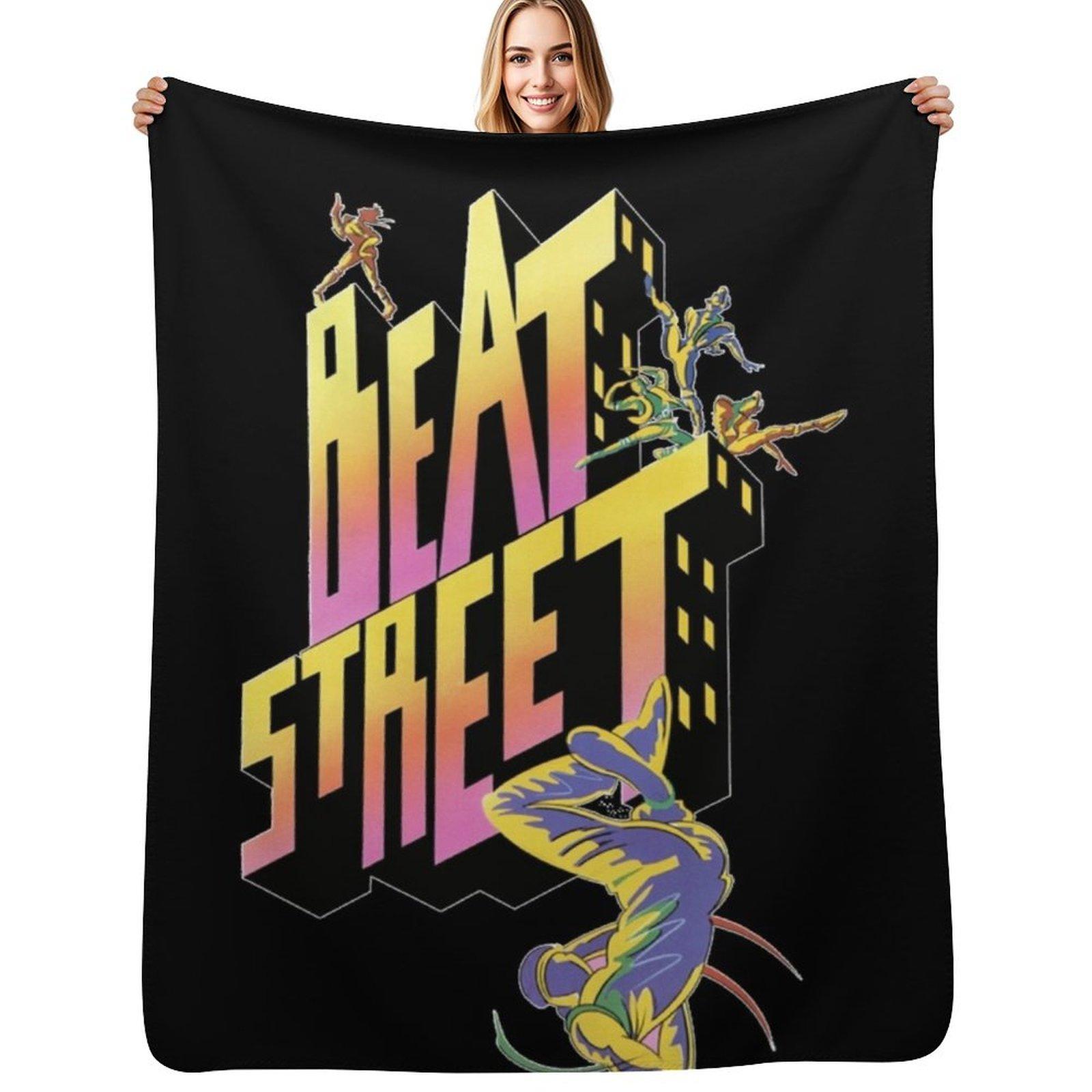 

Beat Street Throw Blanket Shaggy Furry Soft Blanket for Bedroom Living Room 102x76cm(40x30in)