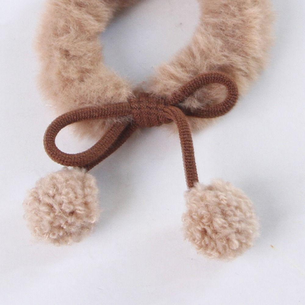 Comfortable Furry Collar Scarf Set Windproof Parrot Outerwear Pet Transformation Outfit  Pet Party