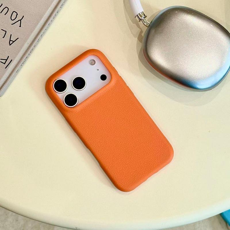 Premium Faux Leather Phone Case for iPhone 17 Pro Max - Durable, Drop-Proof Protection
