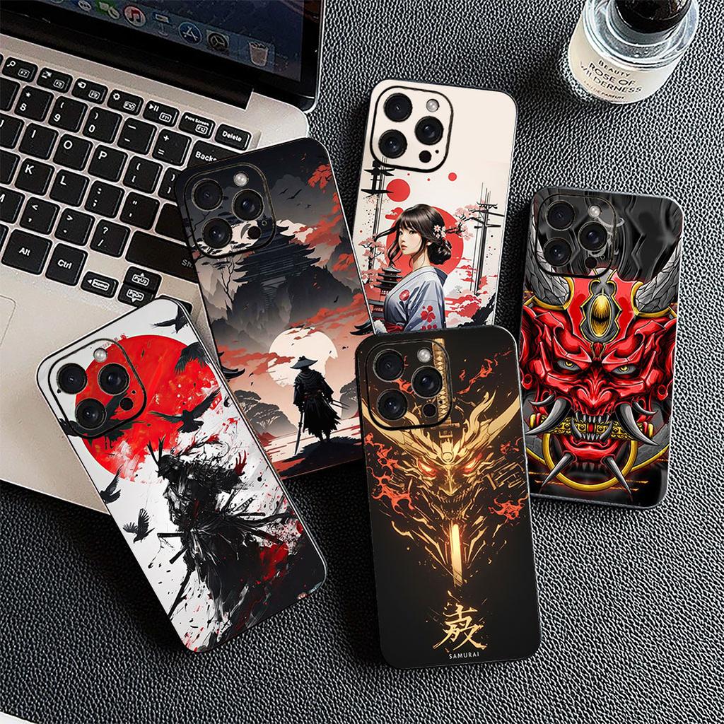 Cover for Xiaomi Poco C85 C71 C65 C61 X7 X6 X5 M6 M8 F6 F7 F8 Ultra Pro C75 Protective Phone Case Samurai Ninja Oni Mask Bushido
