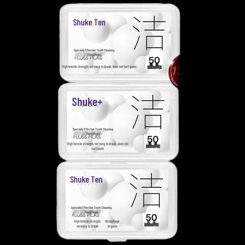 Shuke Colorful Flat Dental Floss Picks