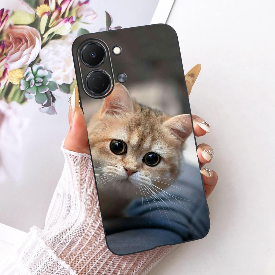 For Tecno Spark GO 3 5G Case KN3 Colorful Flowers Luxury Painted Cover Soft TPU Phone Case For Tecno Spark GO 3 SparkGo 3 Fundas