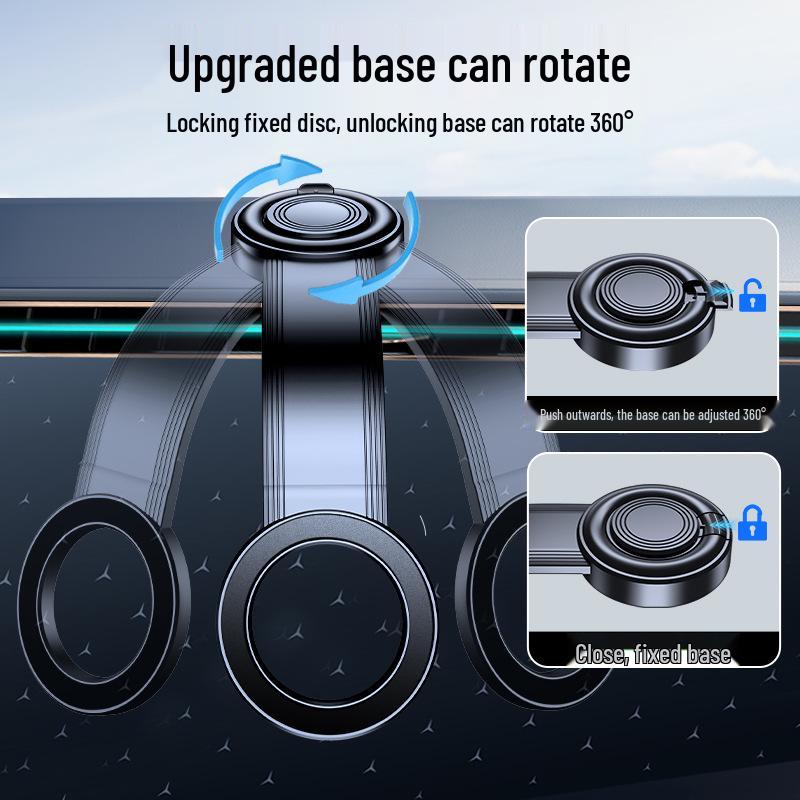 New Magnetic Foldable Car Phone Holder for Navigation - Super Strong