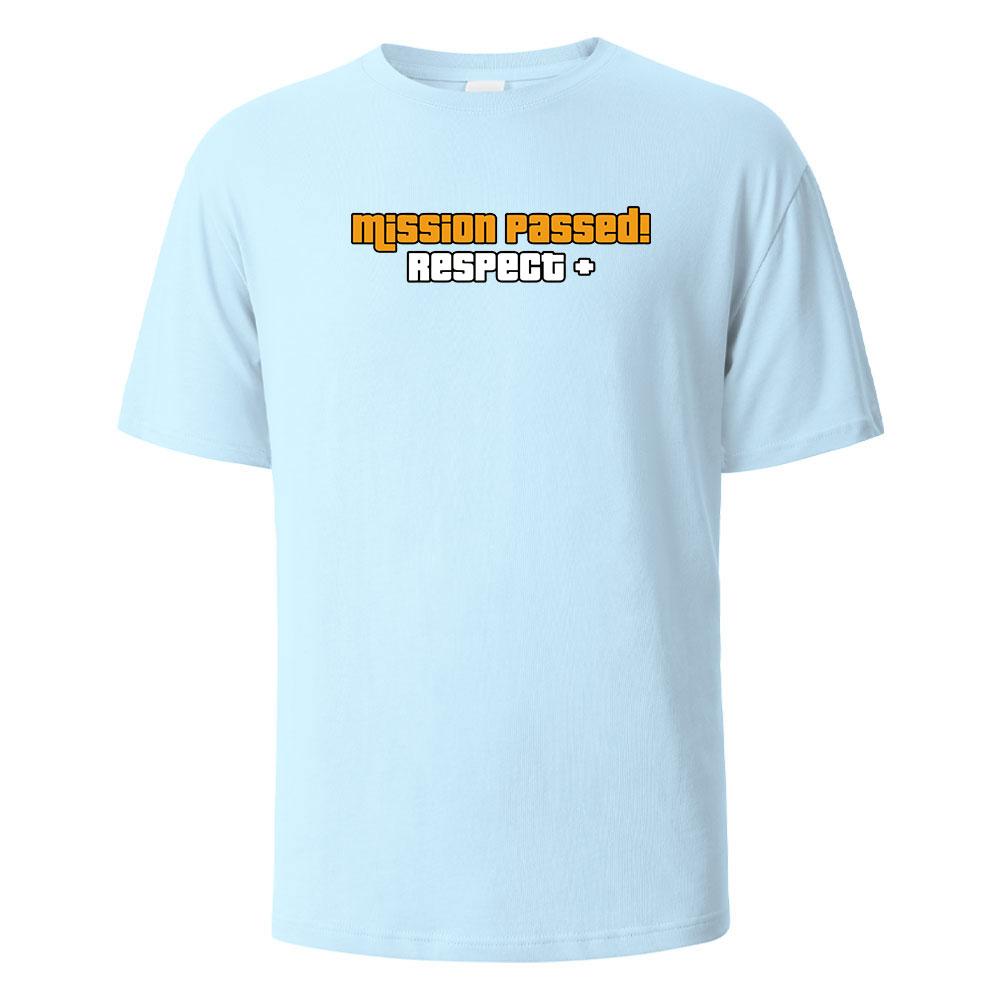 Mission Passed Print t shirts 100 Cotton Summer Tees For Men Women Oversize Casual Tops t shirts