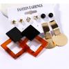 Women's Tassel and Pearl Crystal Stud Earring Set