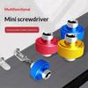 Mini Ratchet Screwdriver 1/4 Inch Socket Bit Adapter Compact Portable Anti Slip Hand Tool For Electronic Equipment Repair
