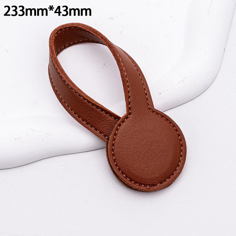 Multi-Purpose Pu Leather Magnetic Hat Clip Strong Magnetic Round Organizer Clip Travel Bag Charms Luggage Accessories
