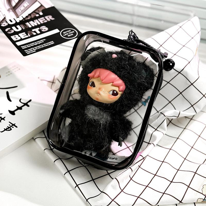 Transparent Pvc Dustproof Bag For Doll Figure Display Storage Decoration Bag Accessories Dolls' Protective Case Girls Gifts