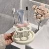 Cute Flower Toothbrush Holder Decorative Toothpaste Storage Rack Makeup Brush Storage Rack  Bedroom