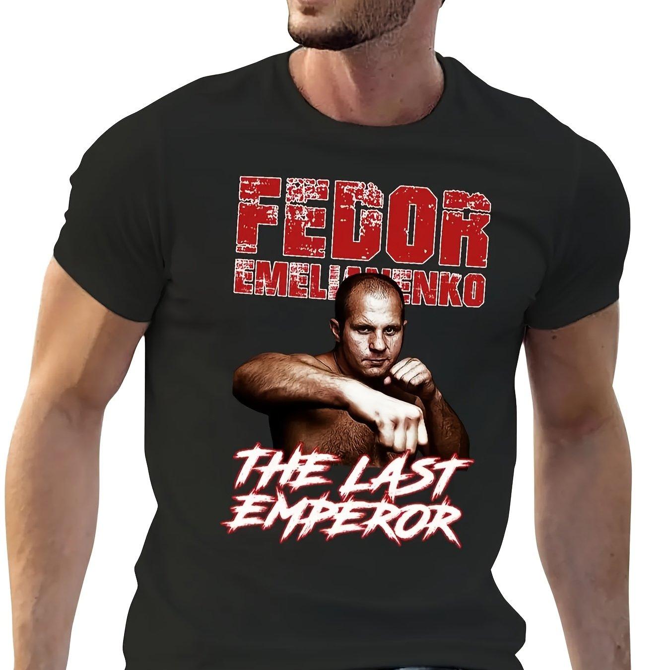 Fedor Emelianenko s Last Emperor Summer T-shirt 220g S разноцветный
