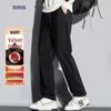 Men's Fleece-Lined Straight Leg Casual Pants