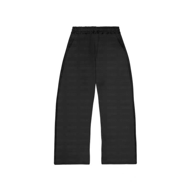Unisex Hooded Long Sleeve Loose Fit Casual Pullover Sweatshirt Straight Leg Pants Track Set