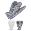 Crystal Angel Figurine 2 Inch Guardian Angel Statue Soothe Mood Pocket Healing Stone