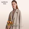 GOELIA Cashmere Wool Double-Faced Long Coat