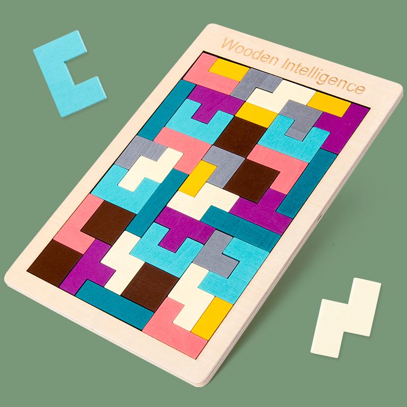 Tetris Kids Educational Building Blocks Puzzle Toy for Ages 3-6: Fun Assembly Game for Boys & Girls