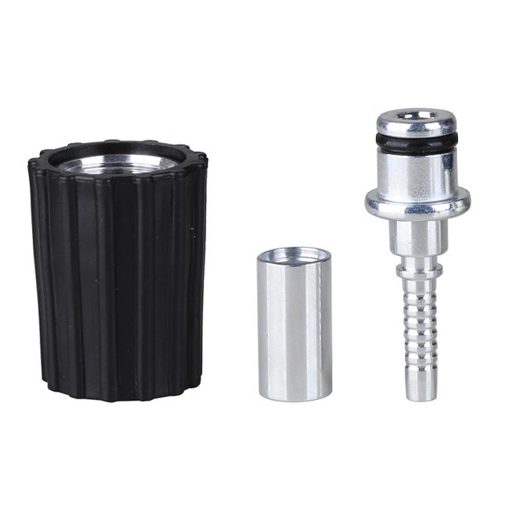 Sada adaptérů pro vysokotlaký čistič M22 na 3/8 palce rychlospojka 3/4 palce na rychlospojku samec M22 hadicový adaptér 3 kusy