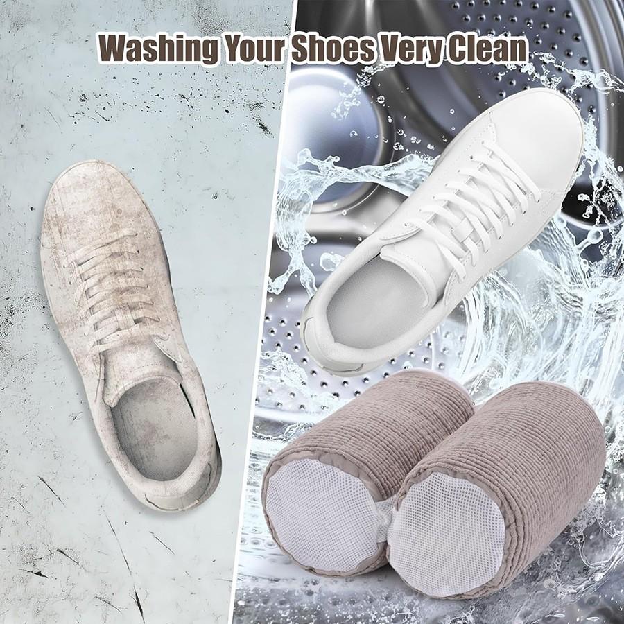 1PCS Machine Washing Shoe Bag Can Be Reused Anti-deformation Movement Small White Shoes Clean The Washing Bag Laundry Storage
