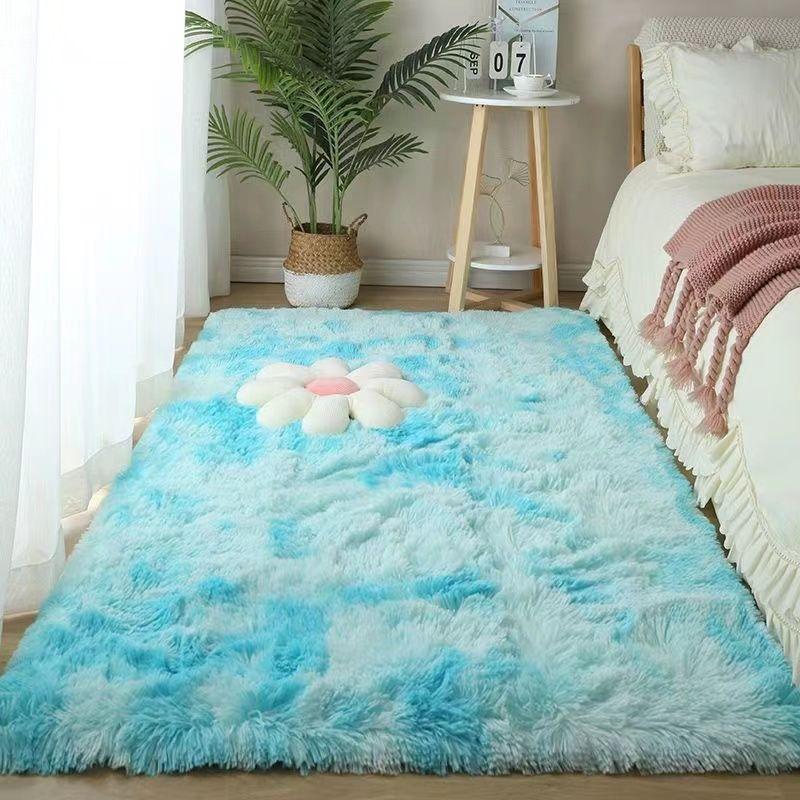 Alfombra Suave y Peluda para Sala de Estar, Alfombras Mullidas para Niños, Alfombra Grande de Área Beige de Felpa para Dormitorio, Habitación Infantil, Guardería, Decoración Moderna para el Hogar