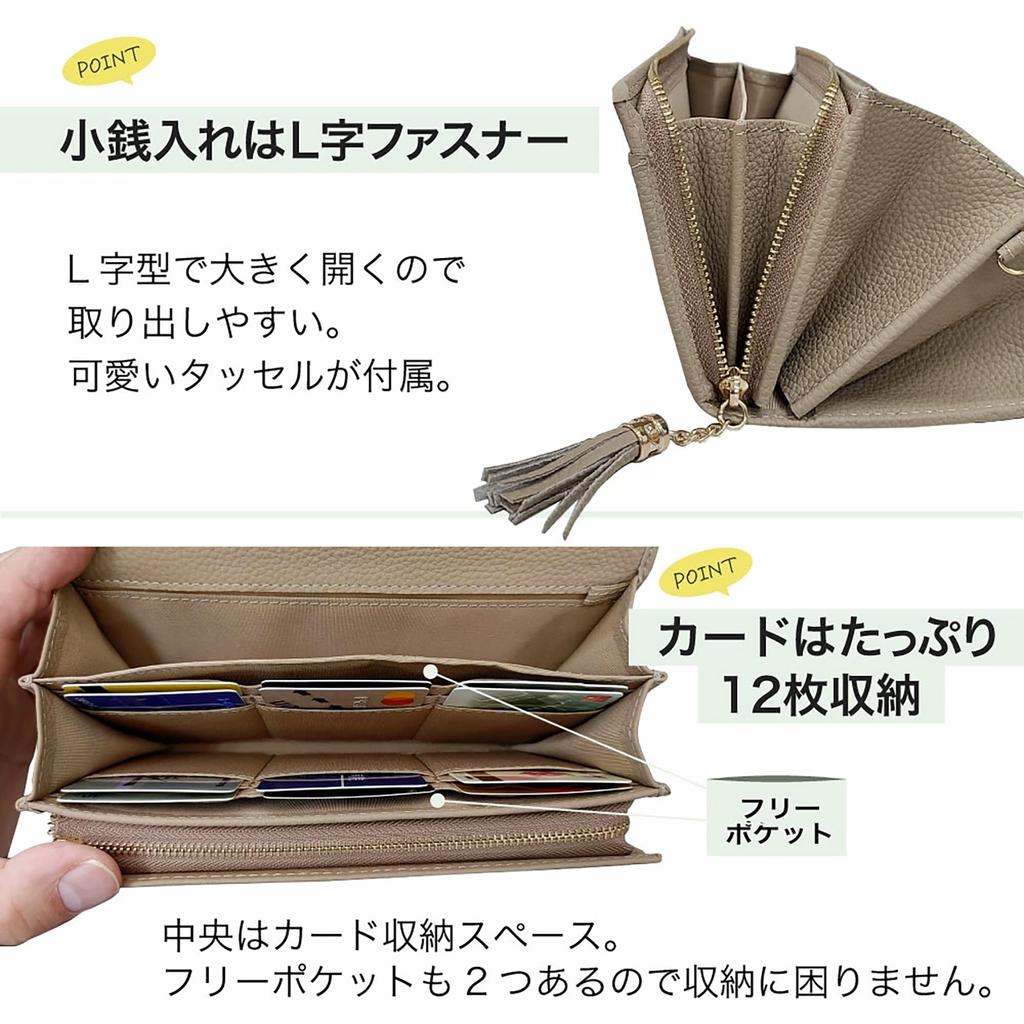 Shoulder Crossbody Mini Genuine Shrink Coin Brand Blue Gray Popular Birthday Gift for Popular Popular 70s [HANATORA] Bag, Bag, Leather, Women's