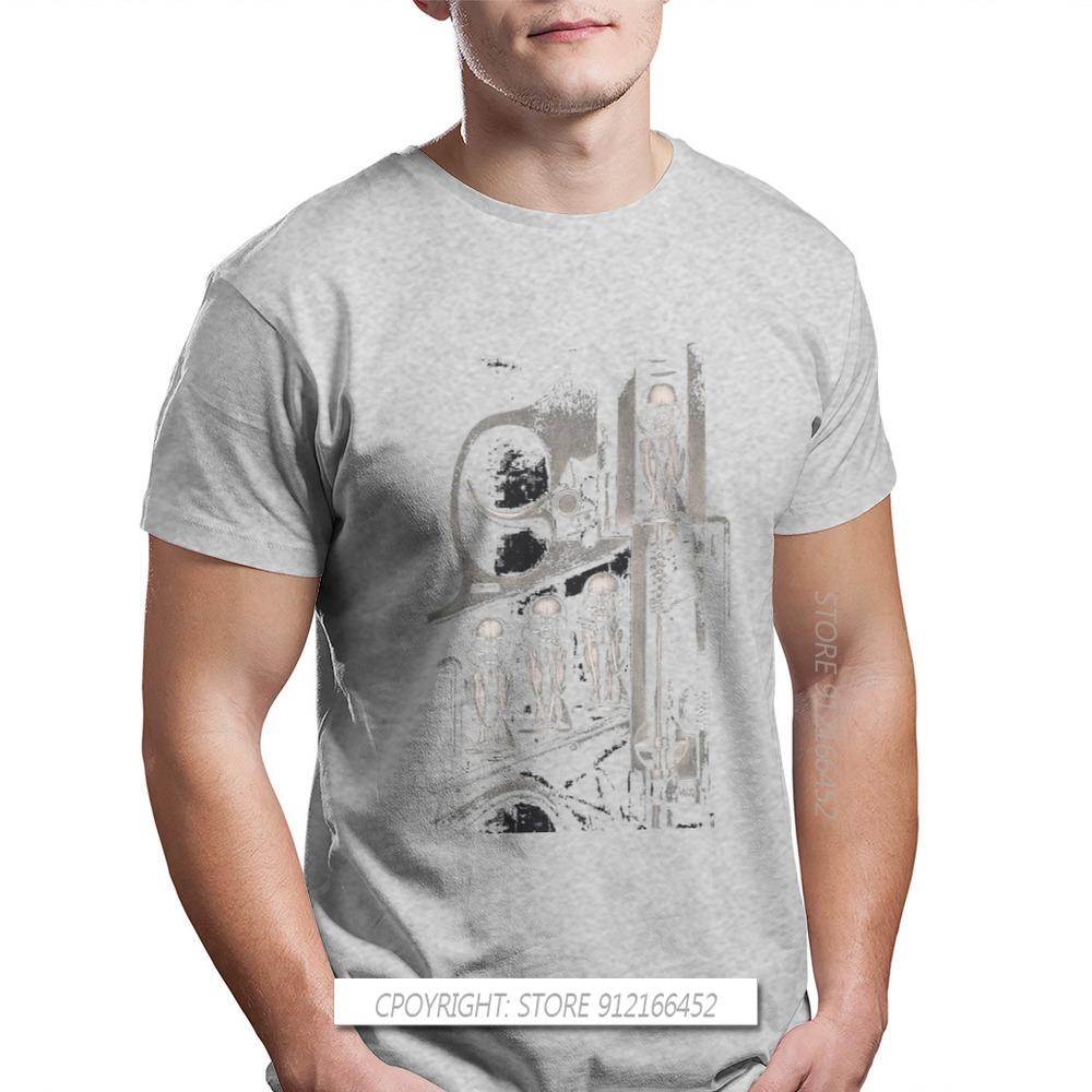 Giger Birth Machine Round Collar TShirt Goth 1980s Subculture Rock Romance 100% Cotton Original T Shirt Man's Tops New Design