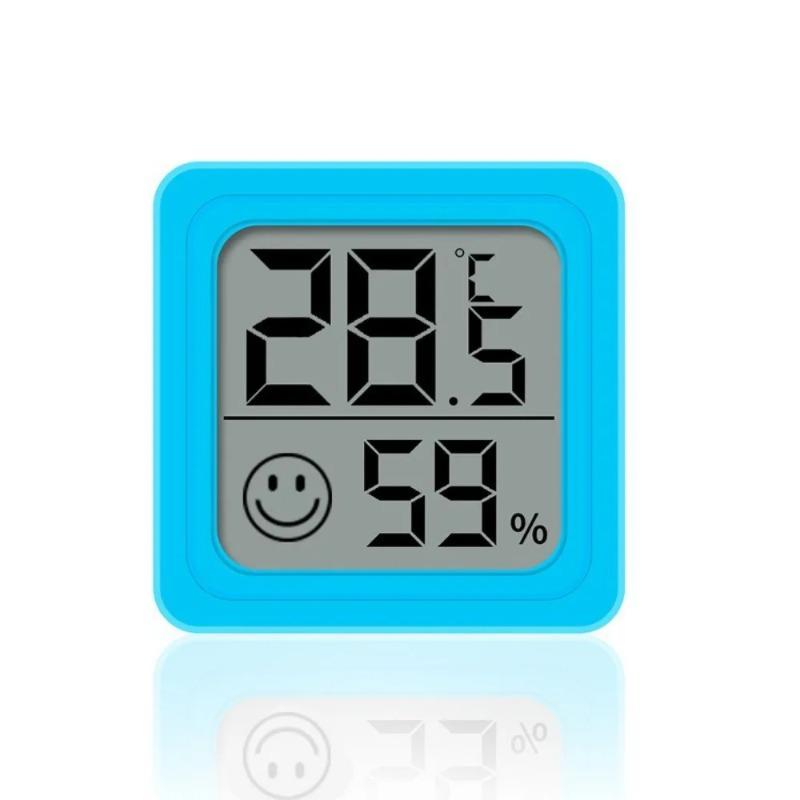 Mini Digital Temperature Humidity Meter Household Indoor Portable Thermometer Hygrometer for Bedroom Office Living Room Greenhouse Pet Box Daily Use