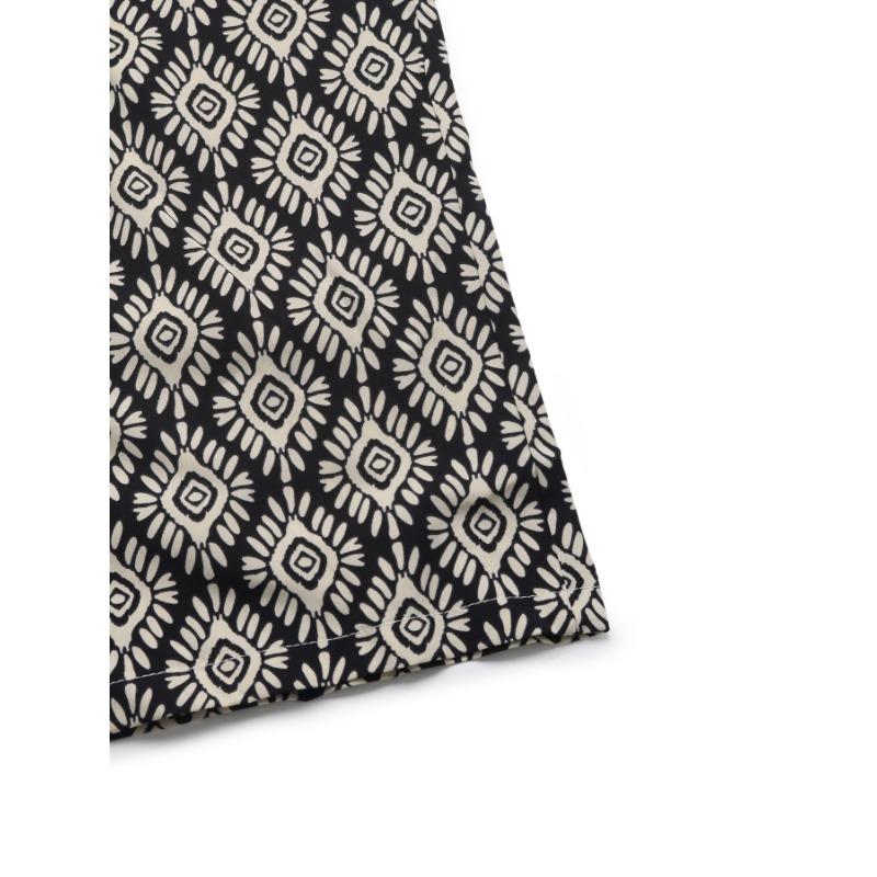 Ethnic Style Holiday Jumpsuit 2025 Summer New Printed Strapless Jumpsuit