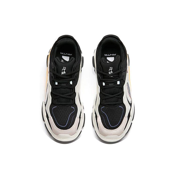 Anta Millennium 3.0 Cushioned Anti-Slip And Wear-Resistant Warm Low-Top Casual Shoes Women's Black White Gray 122148982-2