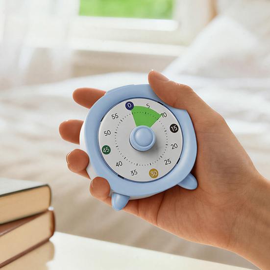 Dětský časovač 60 minut Vizuální časovač Tiché odpočítávání Žádný displej Žádná nastavení Učební časovač Domácí studijní pomůcka