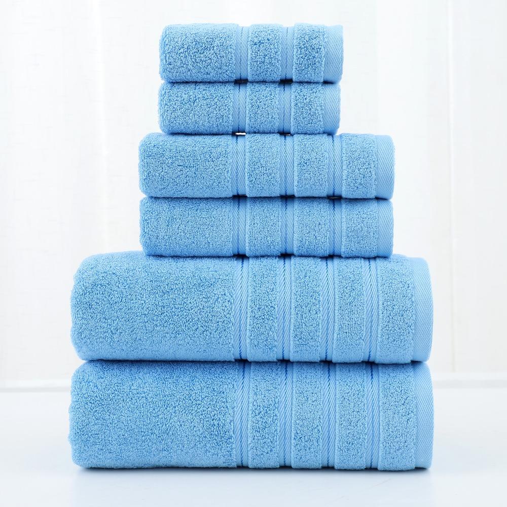Spot large thickened cotton souvenir towel hotel men's sports face towel plain color broken gear water absorption