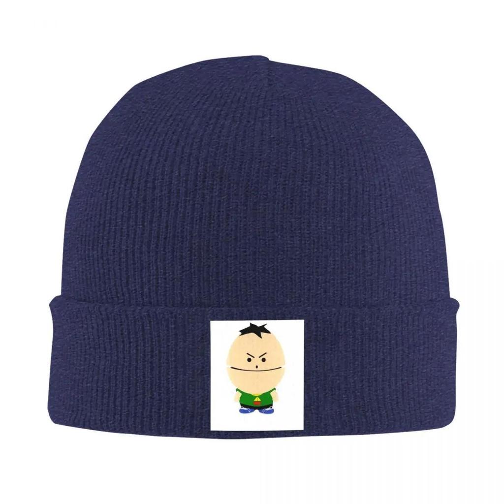 Souths Parks Mössor Angry Ike Mössor Design Stickad Mössa Vår Casual Vuxen Unisex Kpop Värme Elastisk Keps