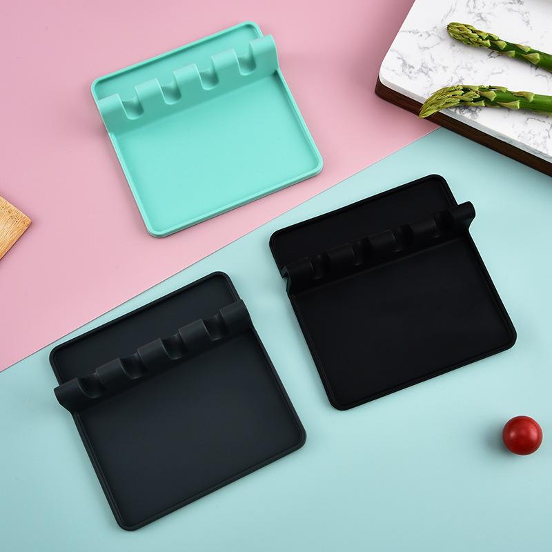 Multi-Purpose Silicone Storage Rack Non-Stick Silicone Holder Tray for Art Tools Kitchen Utensils Bathroom Accessories