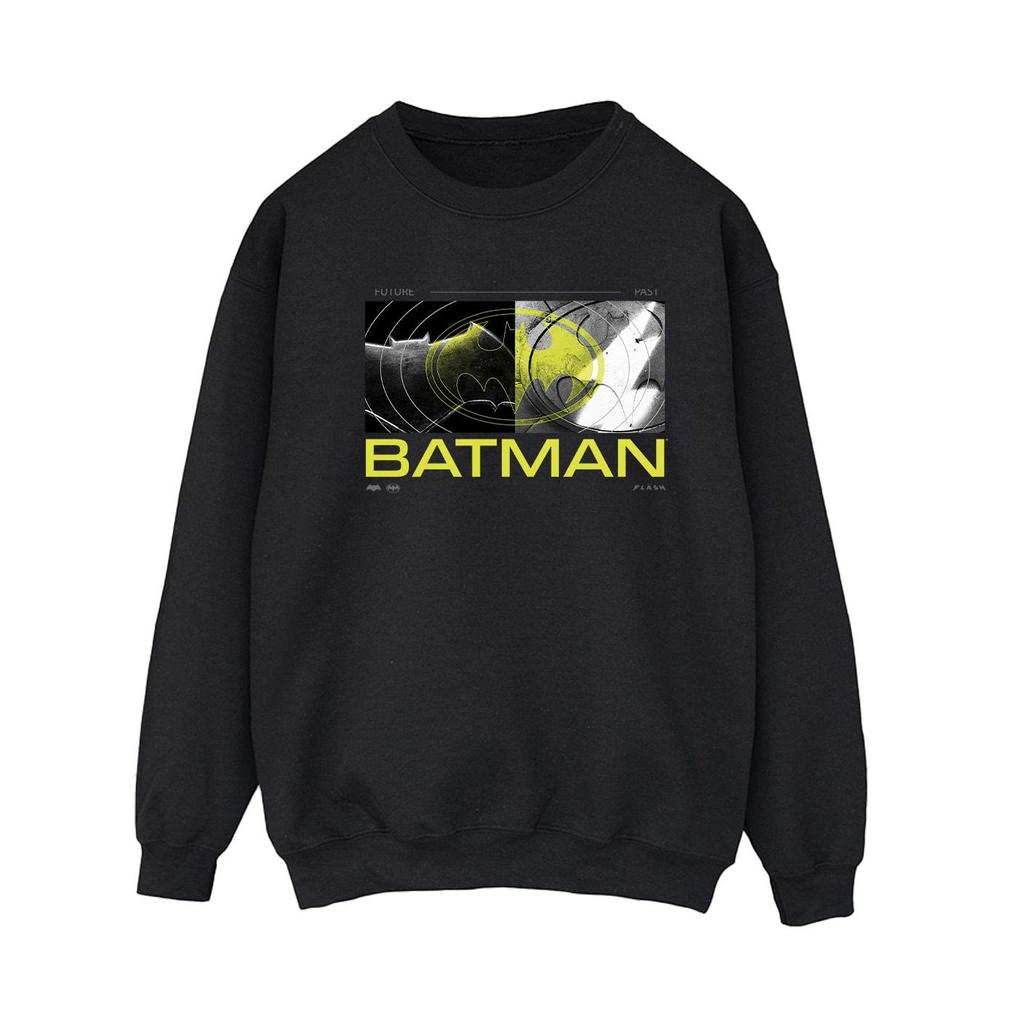 DC Comics Womens/Ladies The Flash Batman Future To Past Sweatshirt