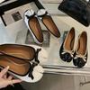 Fashion Fashion Strange Toe Female Butterfly-Knot Ladies Flats Shoes Footwear Shallow Flats Slip On Shoes For Women Summer Spring