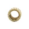 Double Twill Soil Eight-Shaped Knurled Copper Insert Nut for M3/M4/M5 Injection Molding and Hot Melt Applications