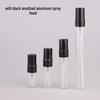 Mini Glass Perfume Spray Bottle Set - Includes 2ml Decant, 5ml Trial Size, Nozzle Control