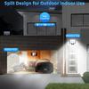 Outdoor LED COB Solar Lights Split Motion Sensor Flood Lights Waterproof Solar Light Remote Control Wall Lamp Yard Patio Garden