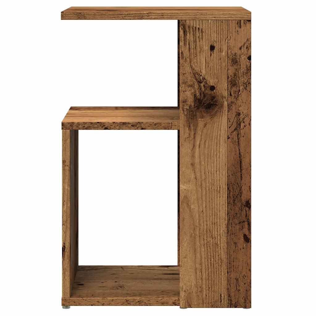Side Table Reclaimed Wood Effect 36x30x56 cm Engineered Wood