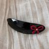 Colorful Bow Sweet Elliptical Acetate Hair Clips Vintage Barrettes  Practical