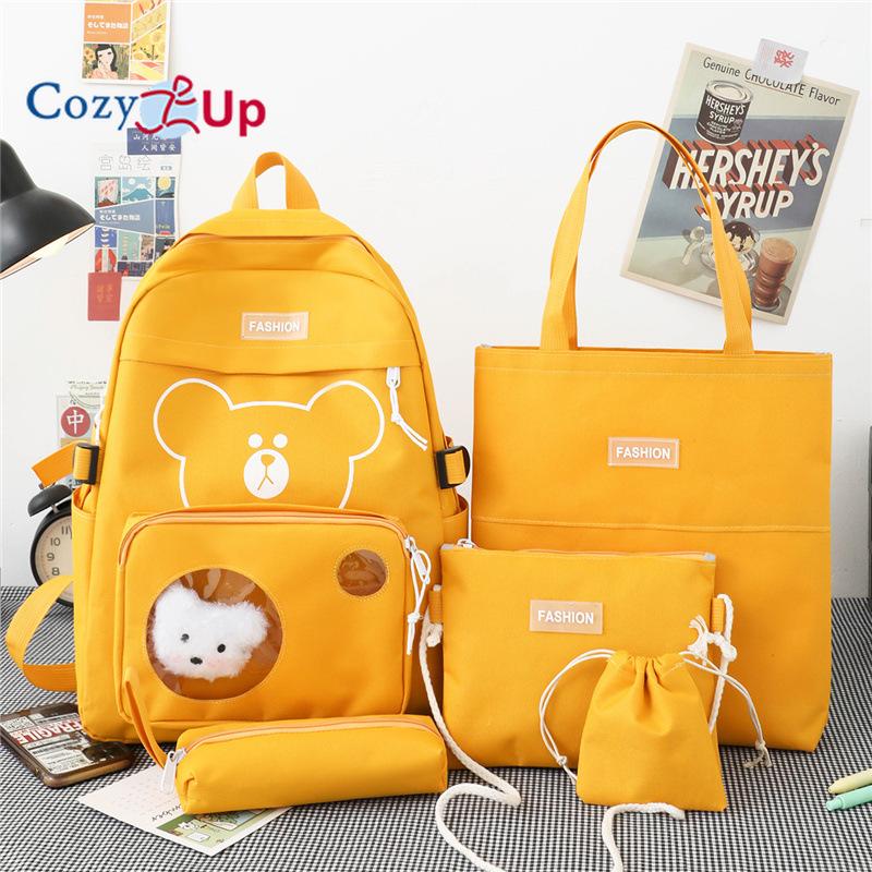 Износостойкий мультигрупповой и школьный рюкзак с героями мультфильмов животных — фото 8