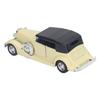 1:32 Classic Car Model Alloy Vintage Toy Open Doors Model Antique Pullback Car Toy Beige