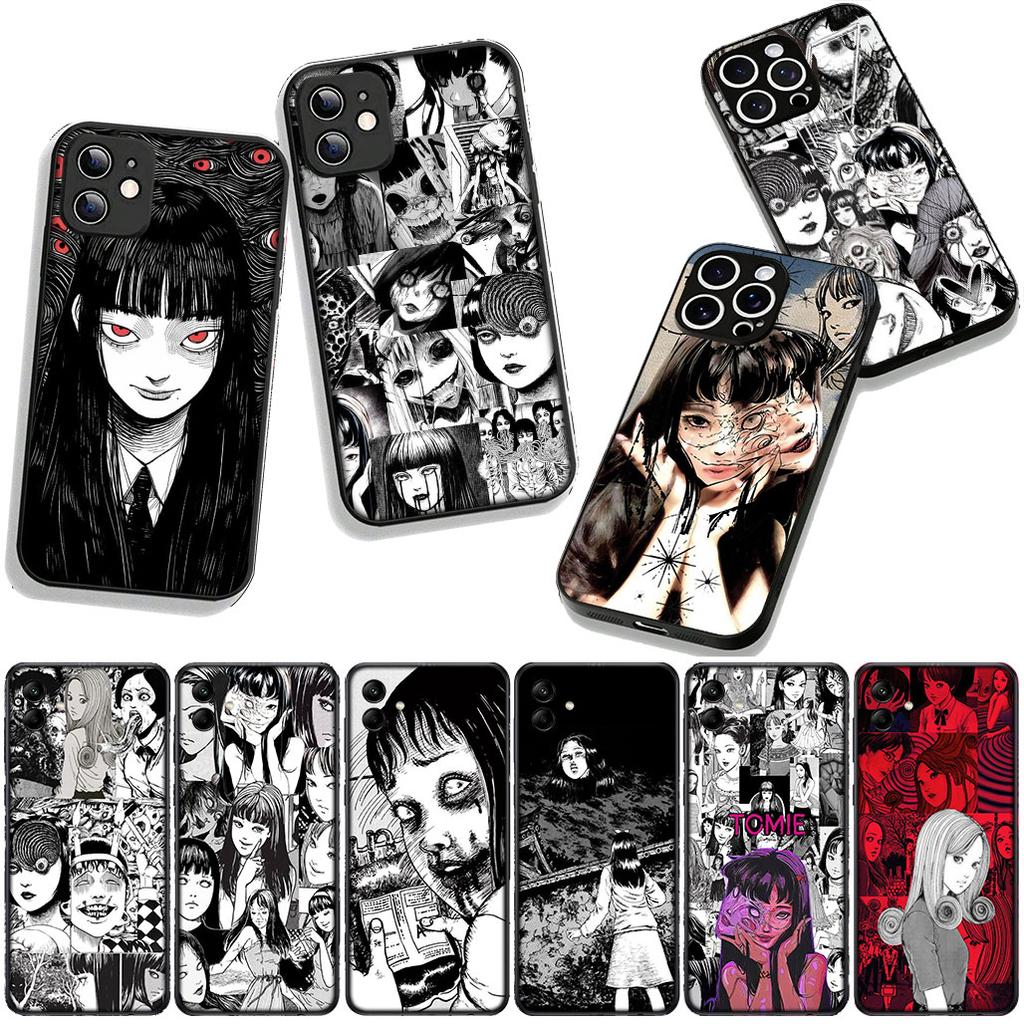 For Samsung Galaxy A36 A17 A26 A07 A35 A54 A53 A13 A33 A34 S8 S9 S20 S21 FE S10 Plus Phone Cover Case Junji Tomie Ito Poster